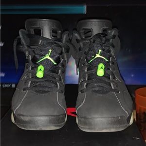Jordan 6 electric green size 10